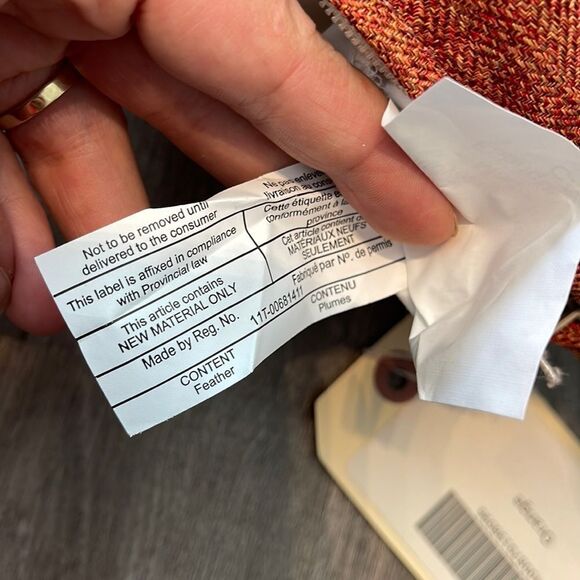 Furniture Nashua Toss Pillow - Orange - Picture 4 of 4